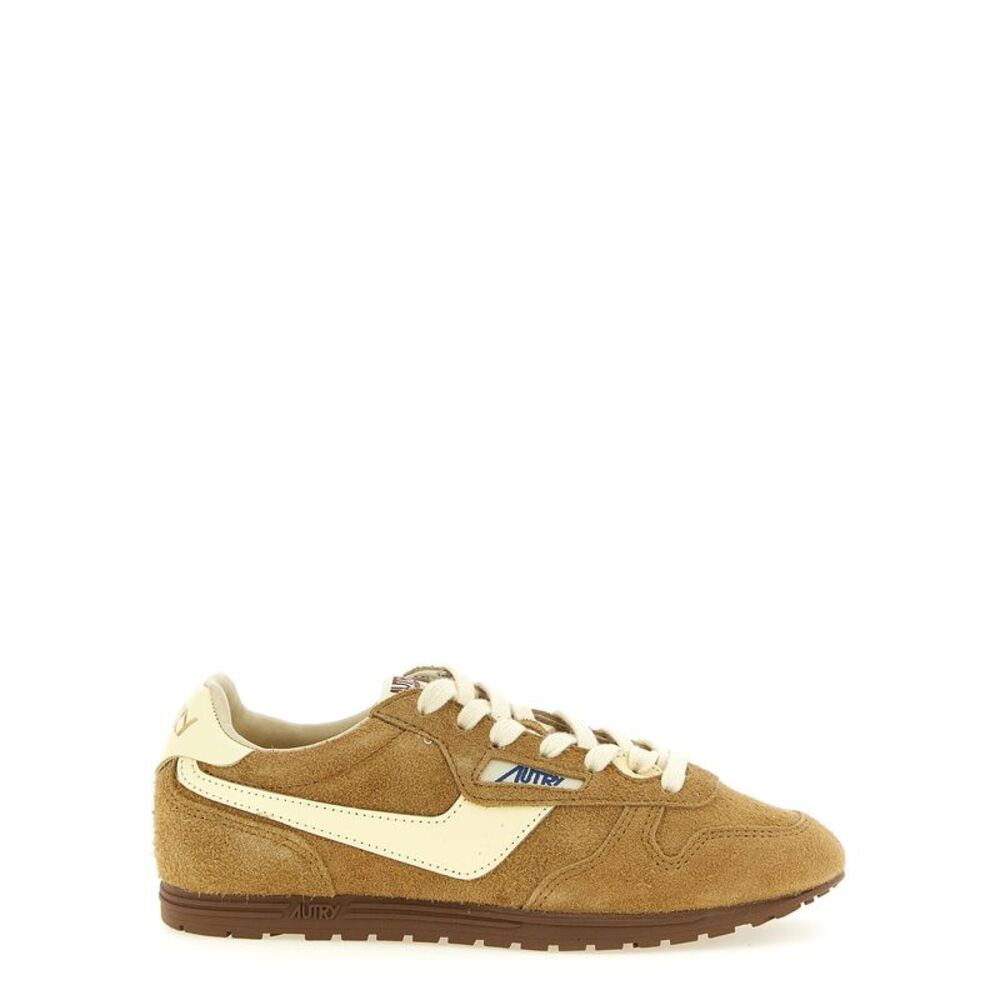 Autry Brown Cowhide Athletic Women's Sneakers